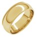 Milgrain Comfort-Fit Half Round Band