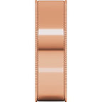 Milgrain Comfort-Fit Flat Band