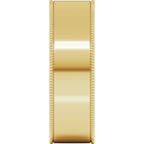 Milgrain Comfort-Fit Flat Band