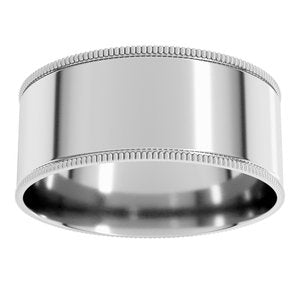 Milgrain Comfort-Fit Flat Band