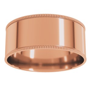 Milgrain Comfort-Fit Flat Band