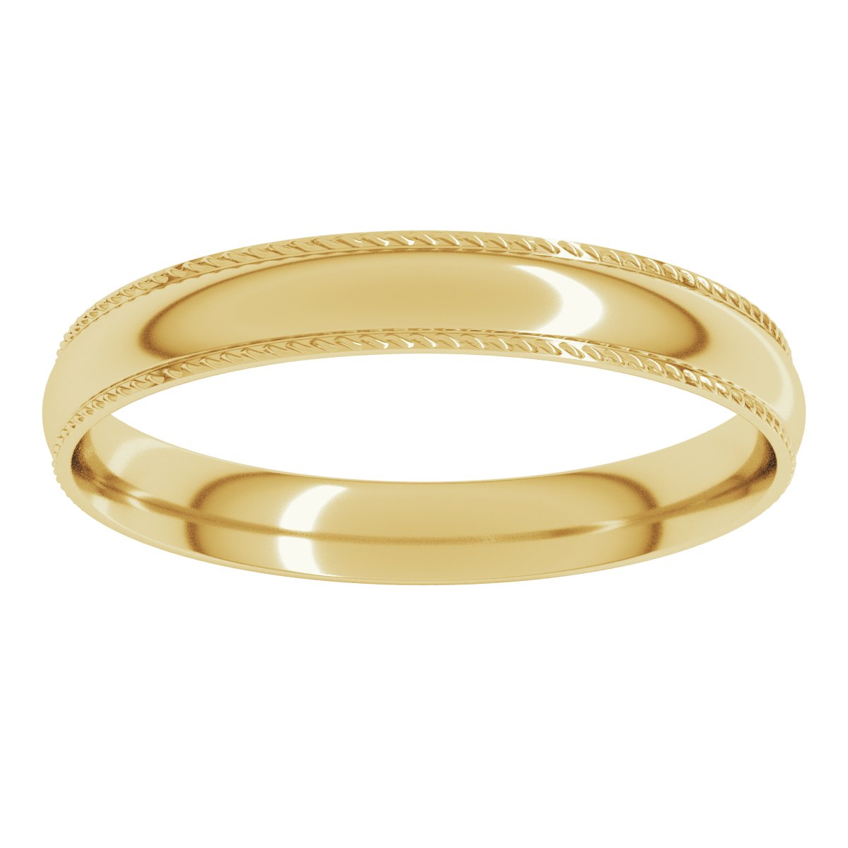 Rope Comfort-Fit Half Round Band