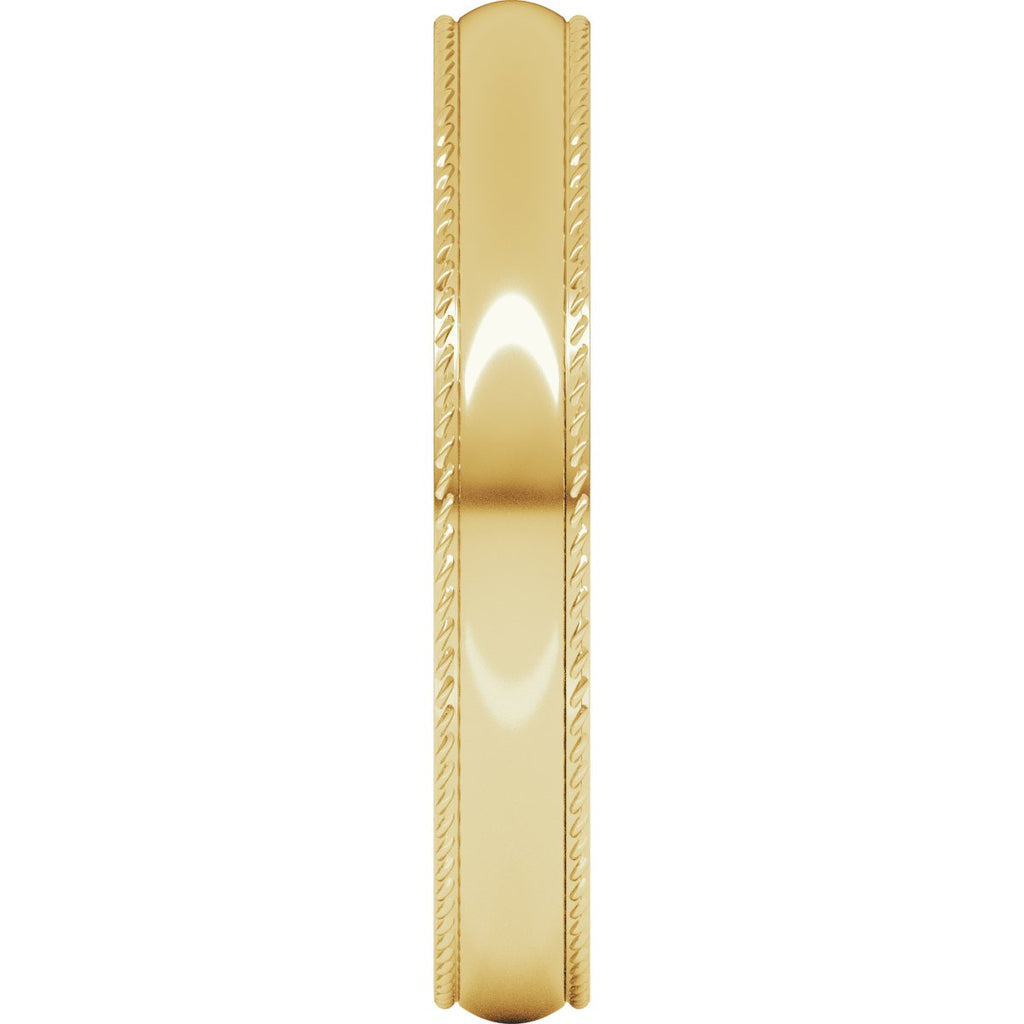 Rope Comfort-Fit Half Round Band