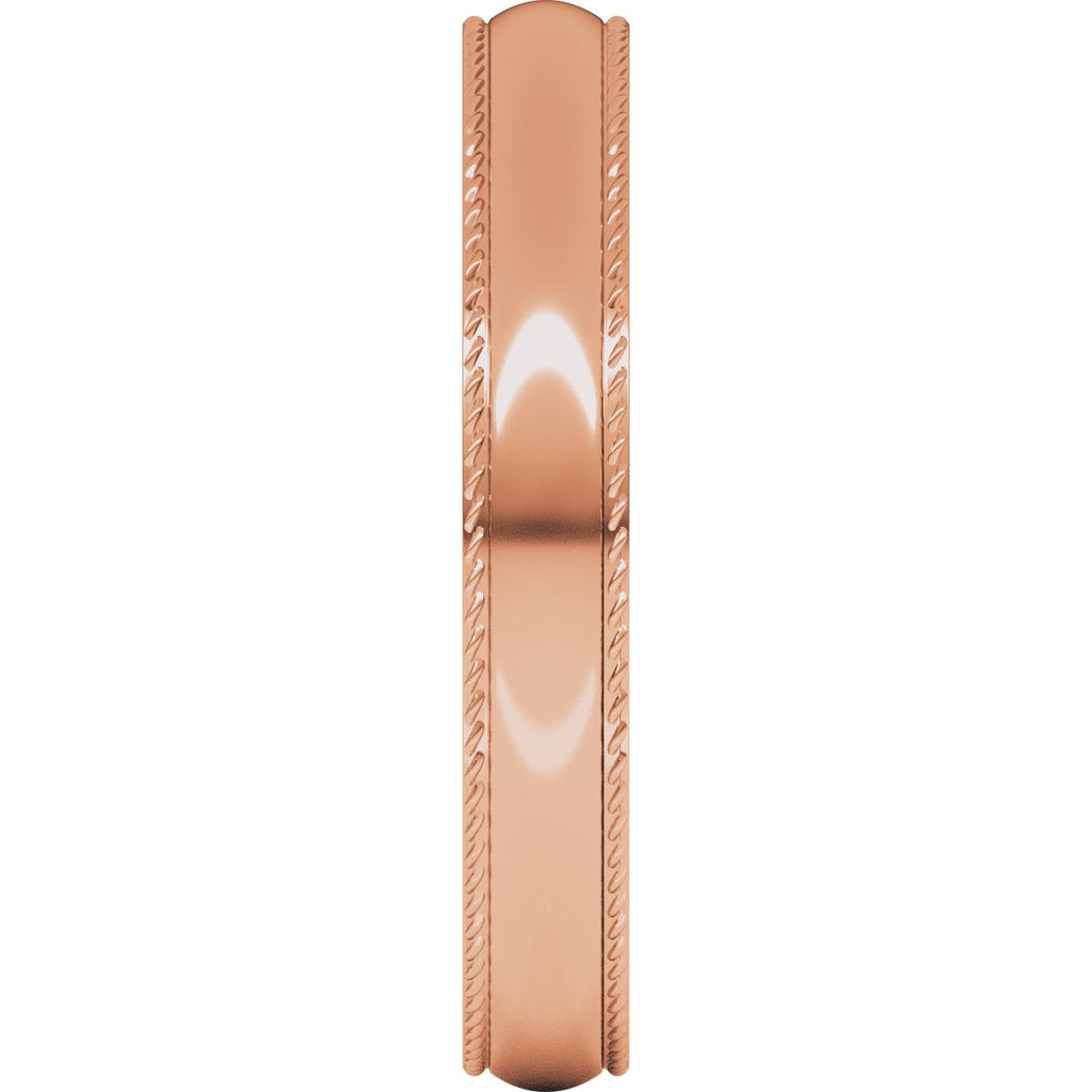 Rope Comfort-Fit Half Round Band