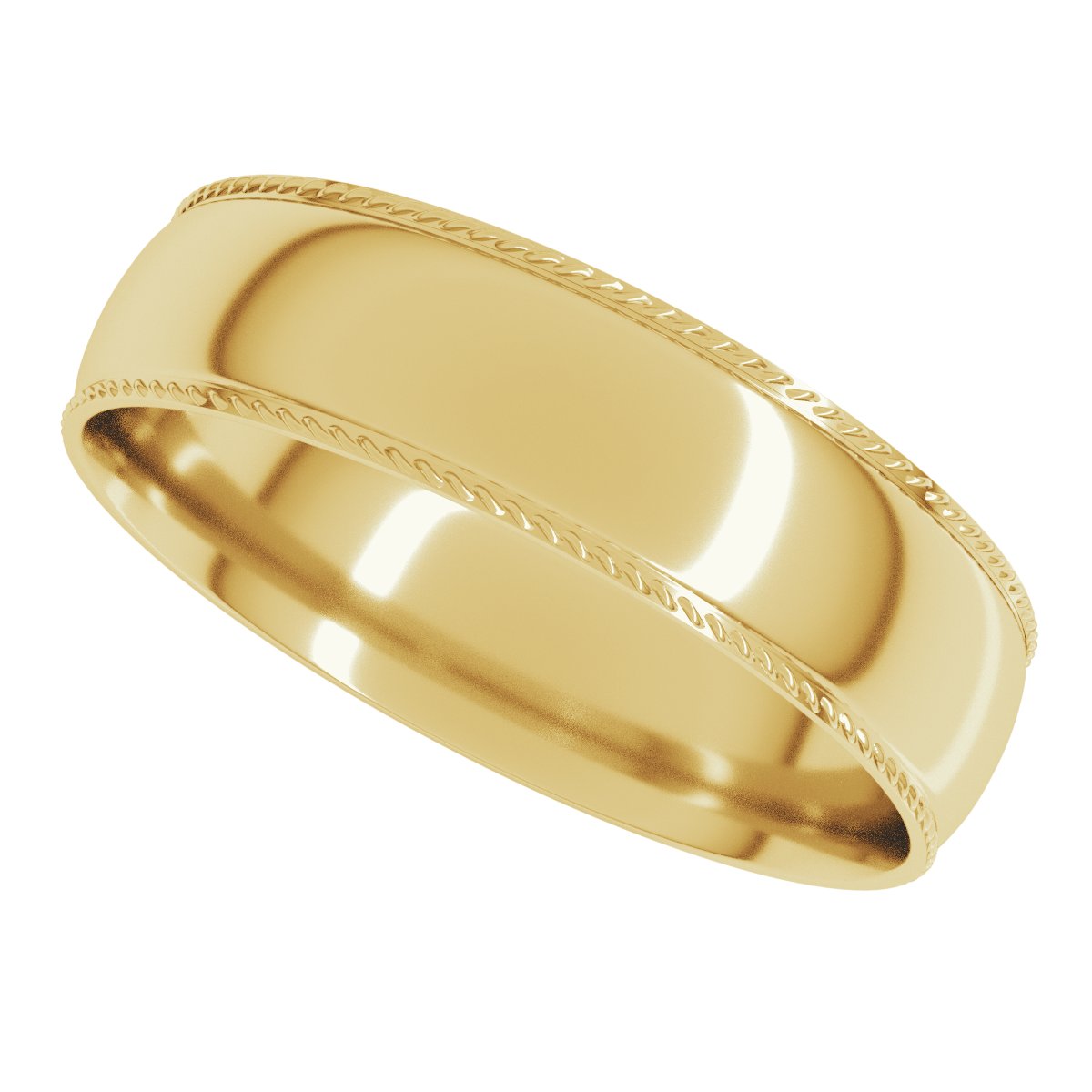 Rope Comfort-Fit Half Round Band