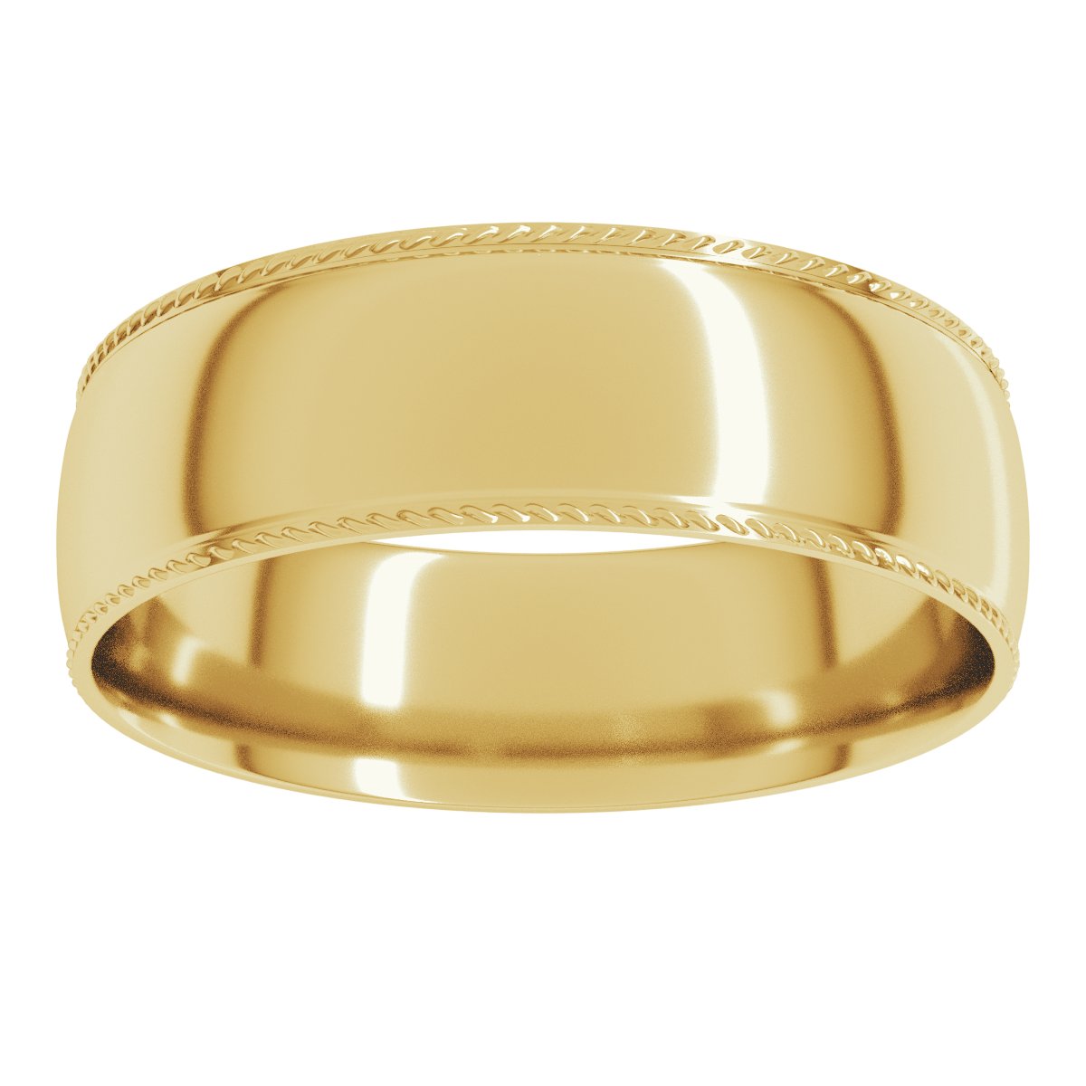 Rope Comfort-Fit Half Round Band