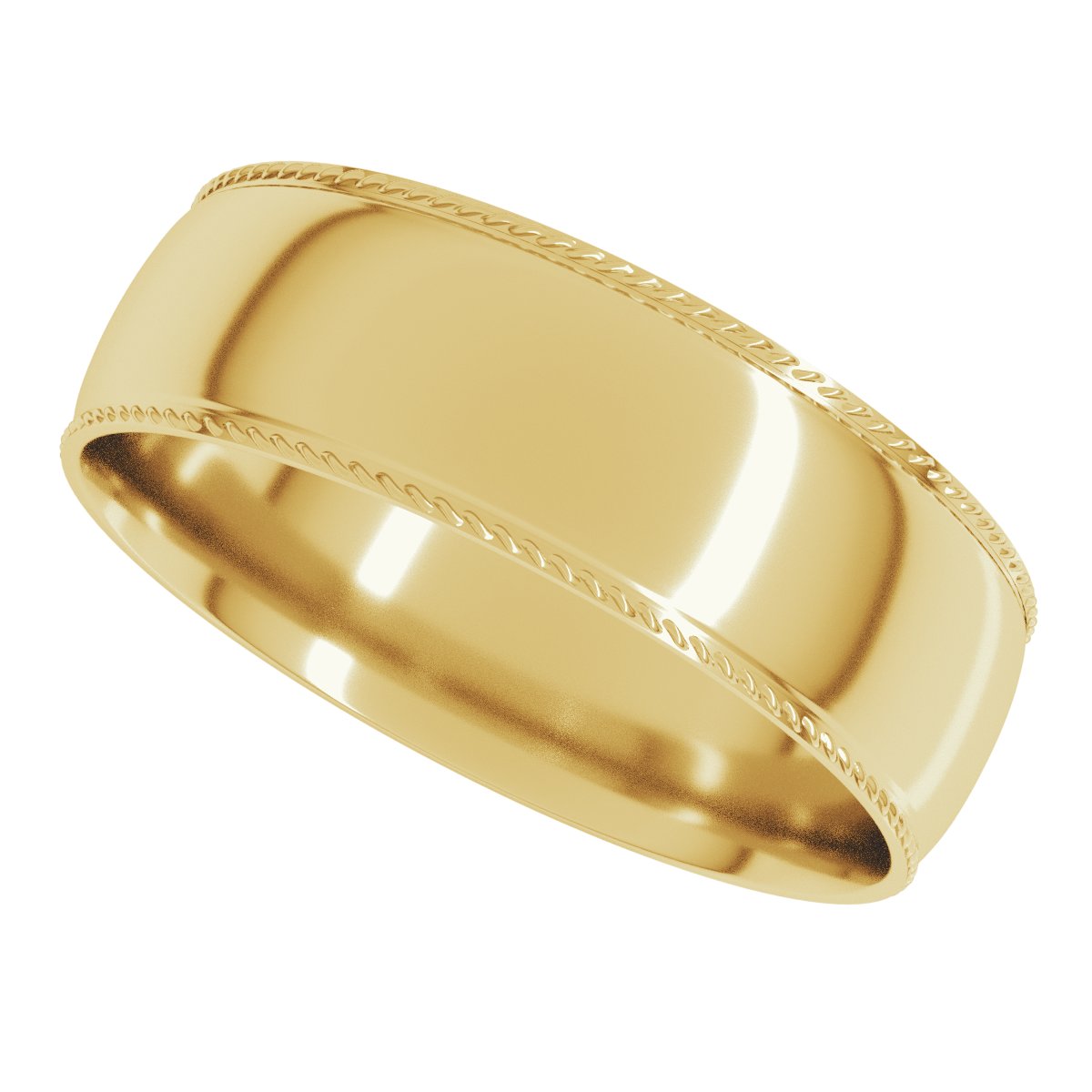 Rope Comfort-Fit Half Round Band