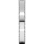 Milgrain Comfort-Fit Flat Band