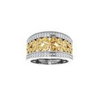 Accented Floral Ring