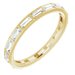 Channel-Set Baguette Eternity Band