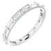 Channel-Set Baguette Eternity Band
