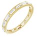 Channel-Set Baguette Eternity Band