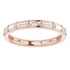 Channel-Set Baguette Eternity Band