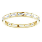 Channel-Set Baguette Eternity Band