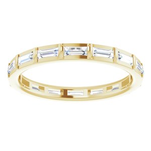 Channel-Set Baguette Eternity Band