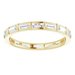 Channel-Set Baguette Eternity Band