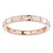 Channel-Set Baguette Eternity Band