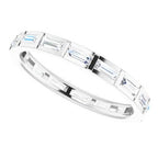 Channel-Set Baguette Eternity Band
