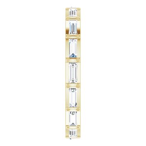 Channel-Set Baguette Eternity Band