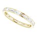 Channel-Set Baguette Eternity Band