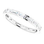 Channel-Set Baguette Eternity Band