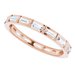 Channel-Set Baguette Eternity Band