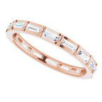 Channel-Set Baguette Eternity Band