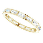 Channel-Set Baguette Eternity Band