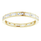 Channel-Set Baguette Eternity Band