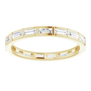 Channel-Set Baguette Eternity Band
