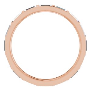 Channel-Set Baguette Eternity Band