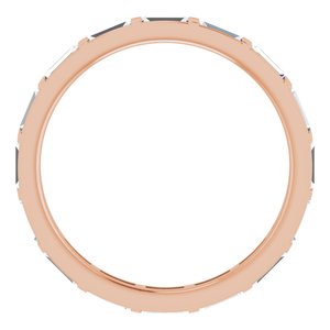 Channel-Set Baguette Eternity Band
