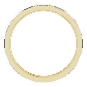 Channel-Set Baguette Eternity Band