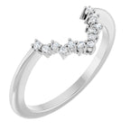 Claw-Prong Halo-Style Engagement Ring or Band