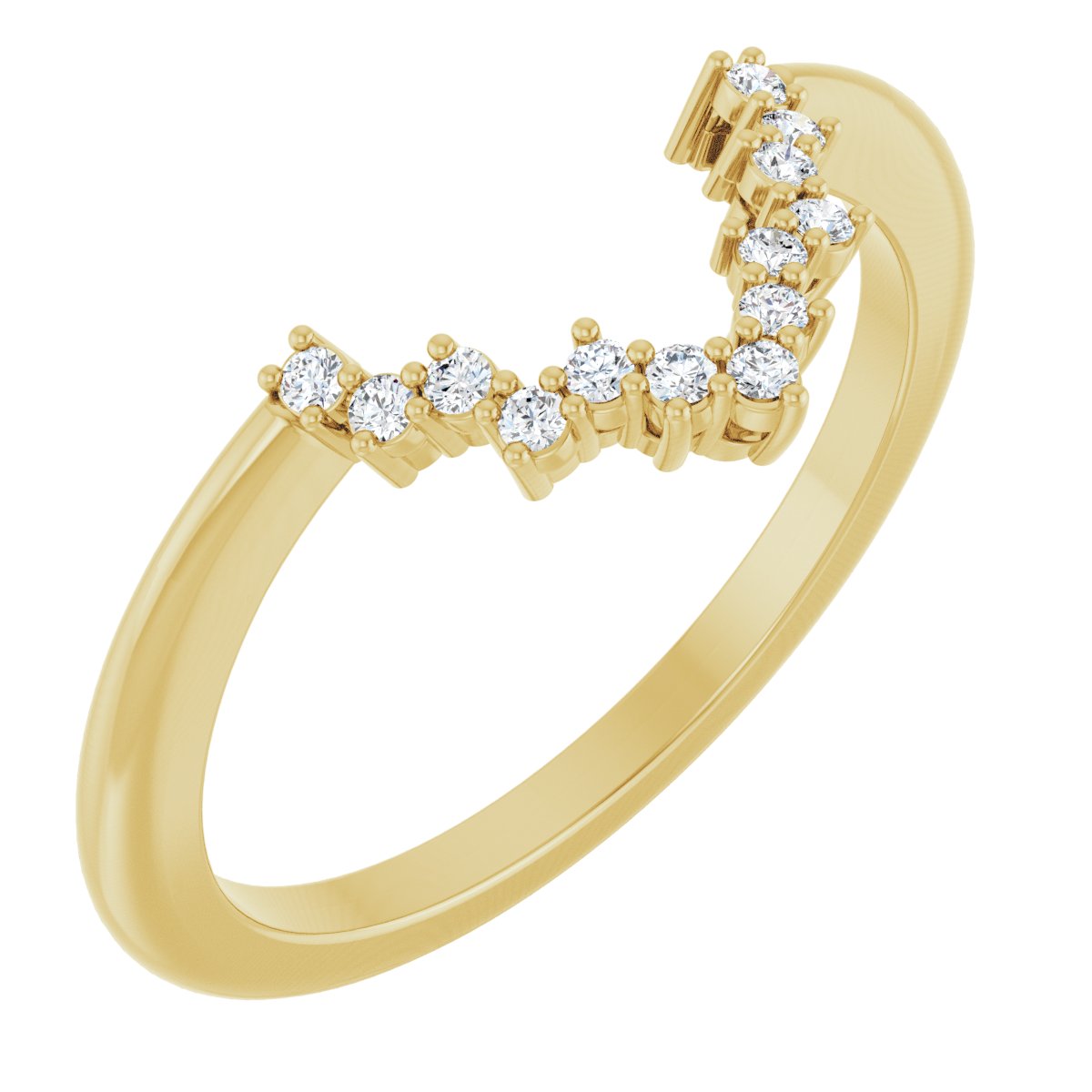 Claw-Prong Halo-Style Engagement Ring or Band