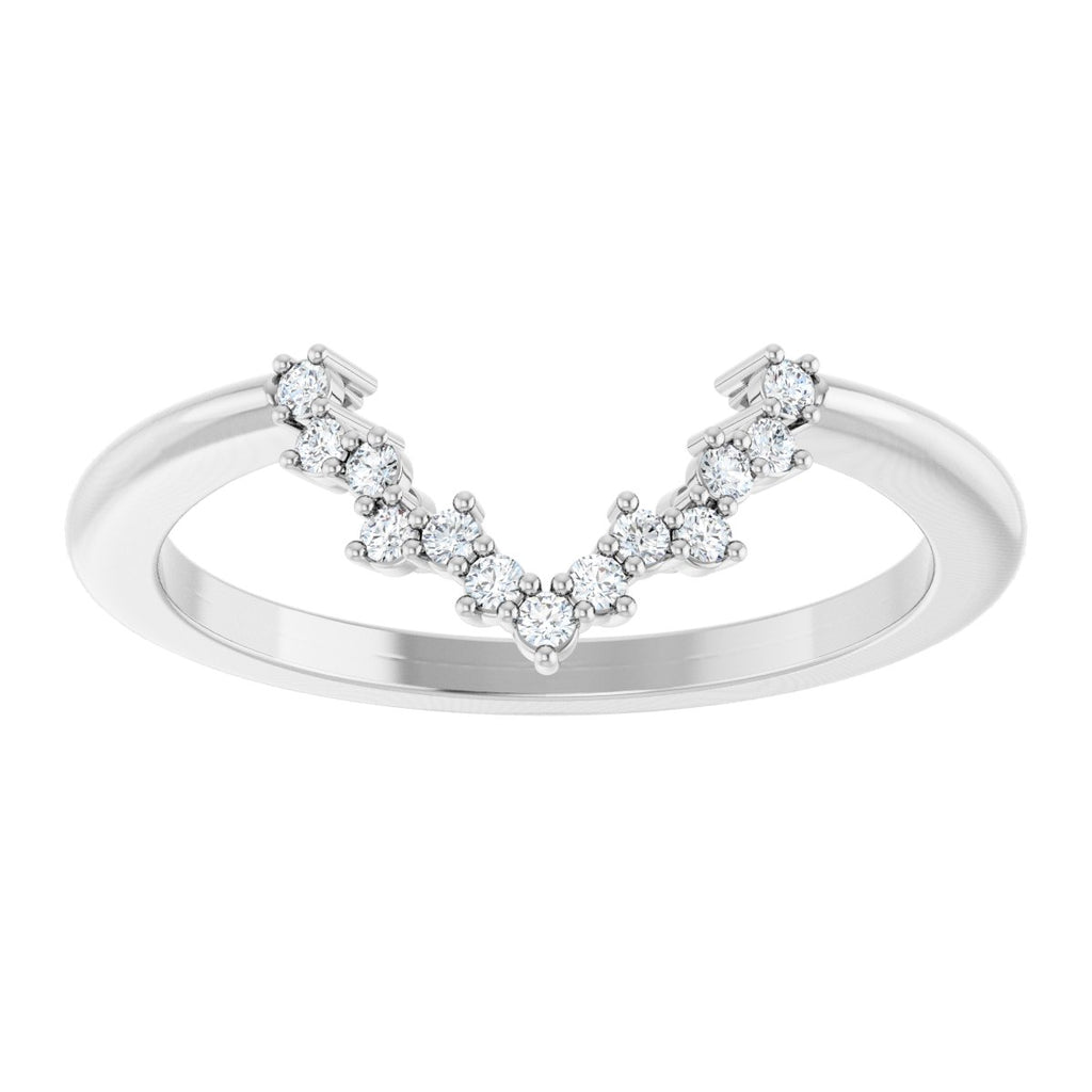 Claw-Prong Halo-Style Engagement Ring or Band