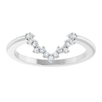 Claw-Prong Halo-Style Engagement Ring or Band