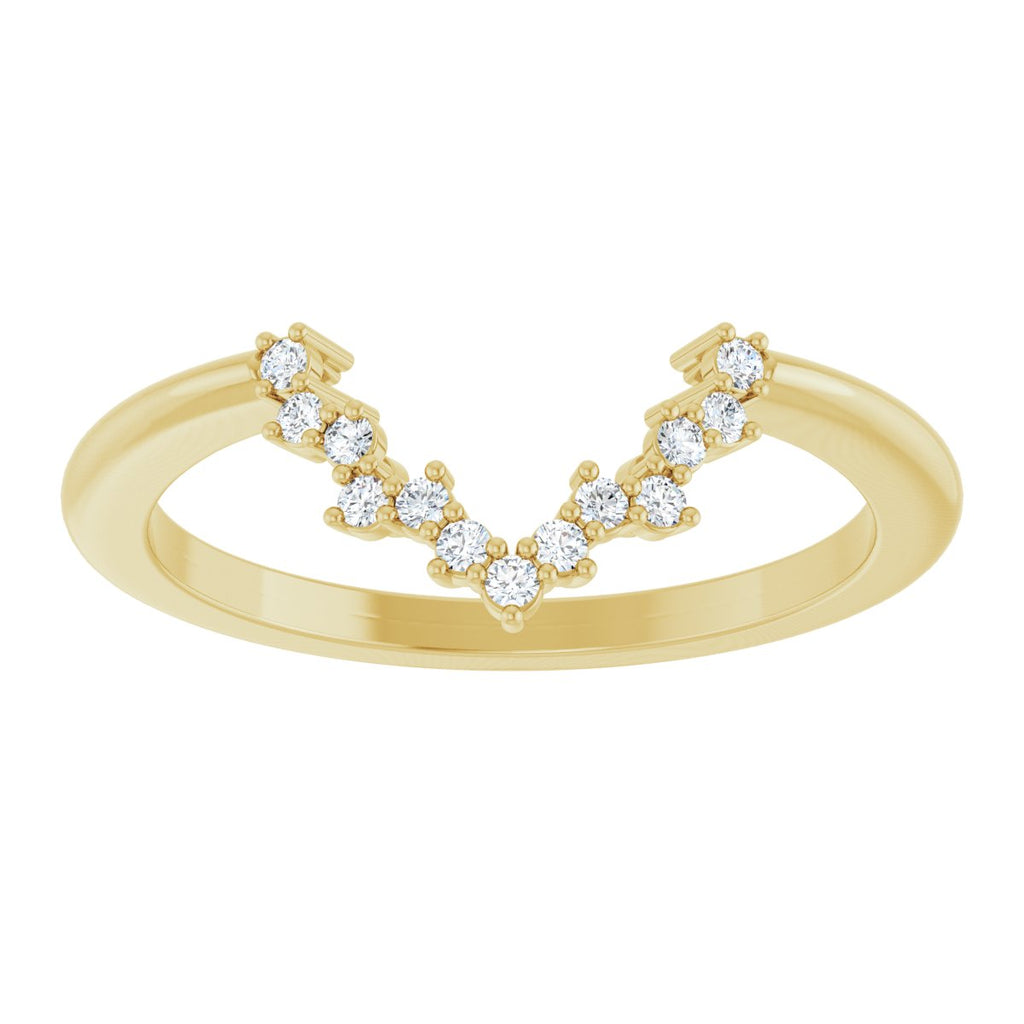 Claw-Prong Halo-Style Engagement Ring or Band