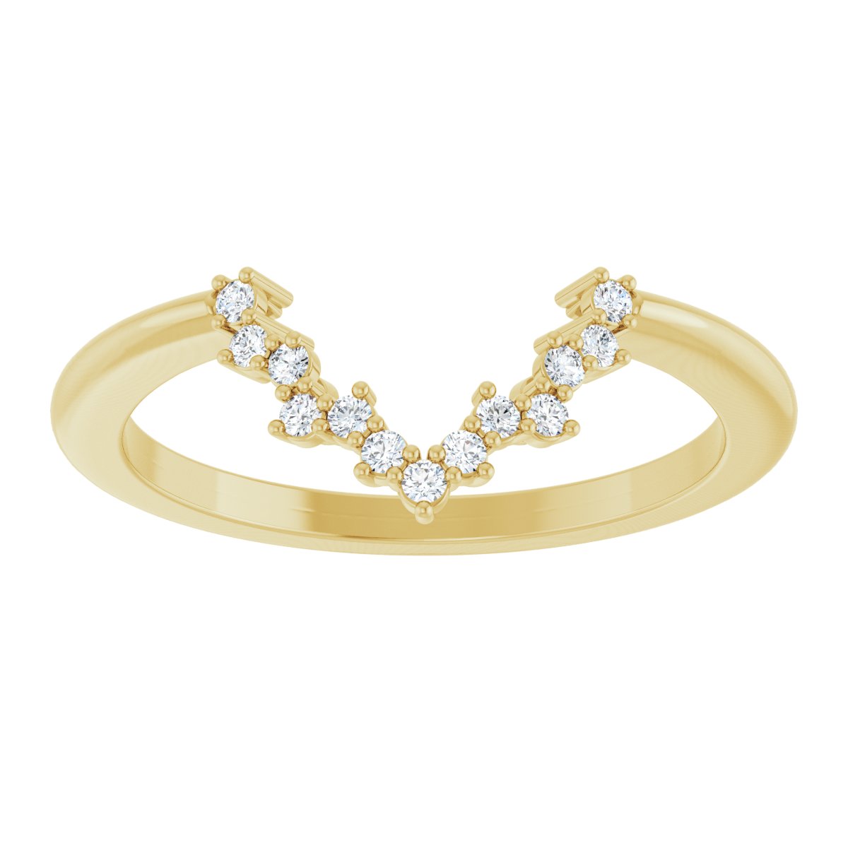 Claw-Prong Halo-Style Engagement Ring or Band