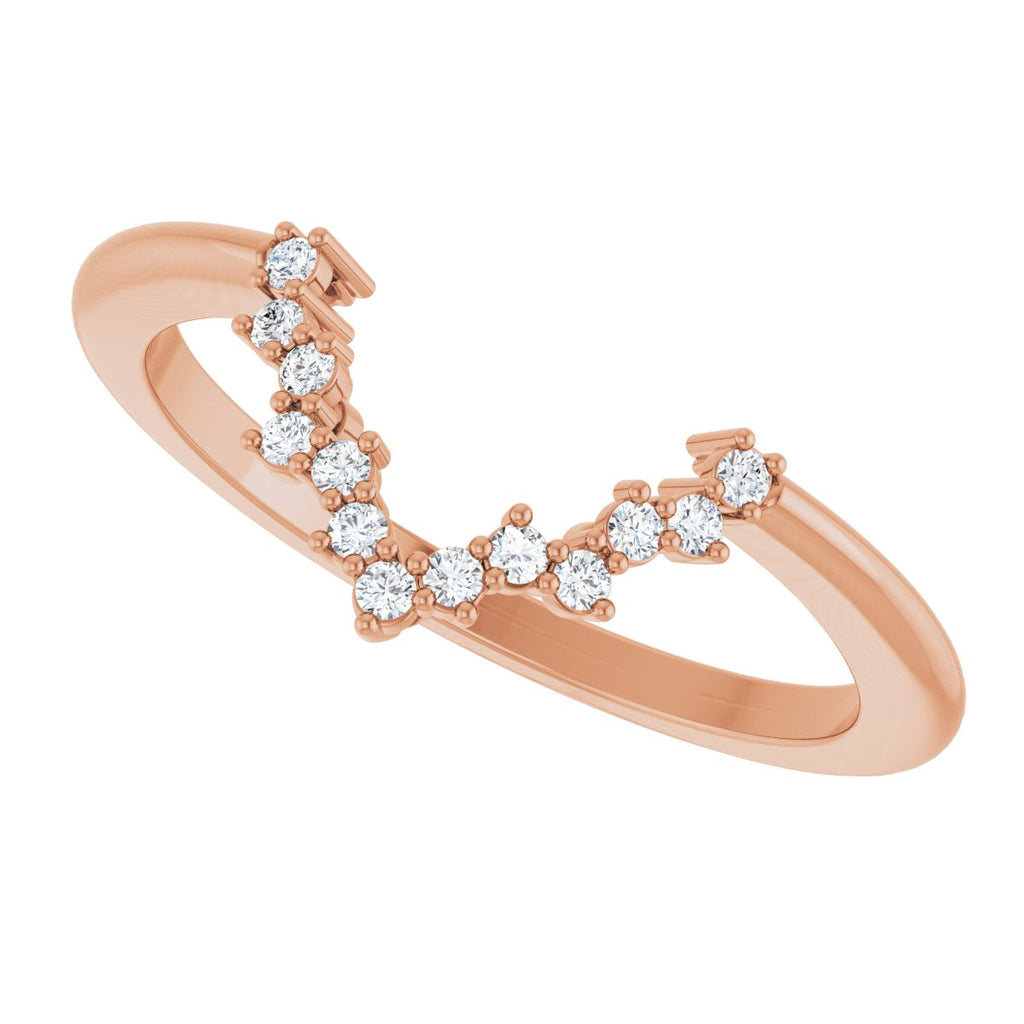 Claw-Prong Halo-Style Engagement Ring or Band