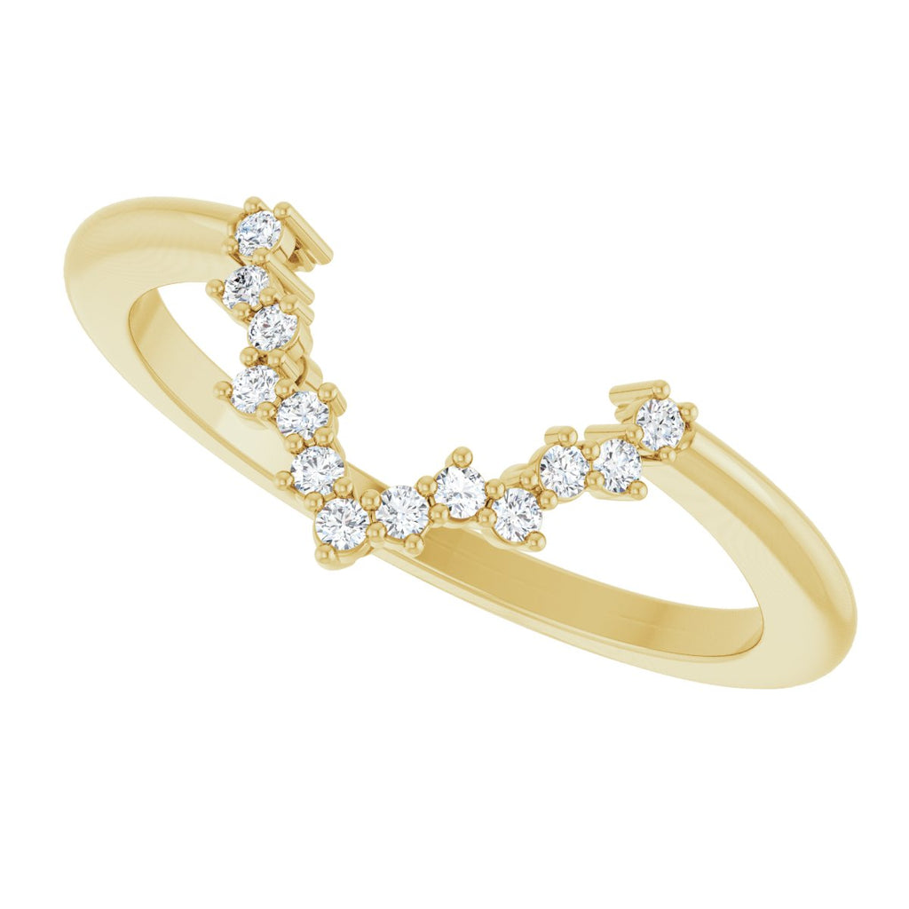 Claw-Prong Halo-Style Engagement Ring or Band