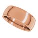 Stepped-Edge Comfort-Fit Half Round Band