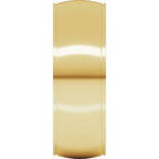 Stepped-Edge Comfort-Fit Half Round Band