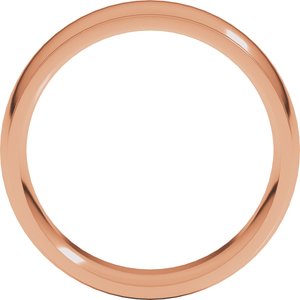 Stepped-Edge Comfort-Fit Half Round Band