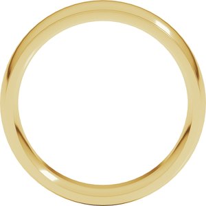 Stepped-Edge Comfort-Fit Half Round Band