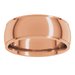 Stepped-Edge Comfort-Fit Half Round Band