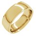 Stepped-Edge Comfort-Fit Half Round Band