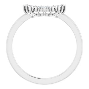 Halo-Style Floral Engagement Ring or Band
