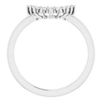 Halo-Style Floral Engagement Ring or Band
