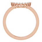 Halo-Style Floral Engagement Ring or Band